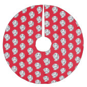 met de hand getekende schets zwarte witte puppy kerstboom rok (Voorkant)