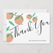 Met de hand getekende Sinaasappels Botanische citr Kaart (Voorkant)