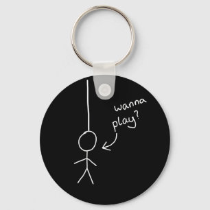met de hand getekende sleutelhanger van de figuur