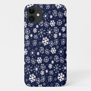 Met de hand getekende sneeuwvlok blizzard met mari Case-Mate iPhone case