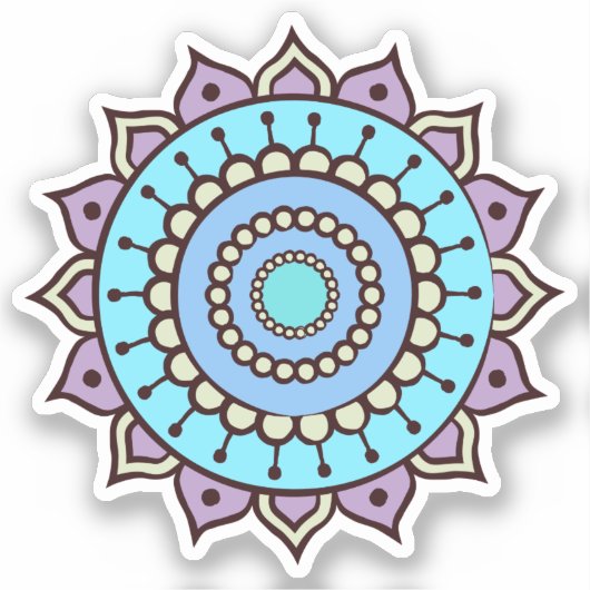 Met de hand getekende Sticker van vinyl, op maat g (Voorkant)