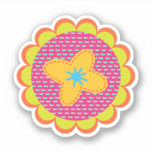 Met de hand getekende Sticker van vinyl, op maat g