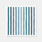 Met de hand getekende strepen in verschillende tin servet (Voorkant)