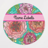 Met de hand getekende strijklabels voor een persoo labels (Design 1)