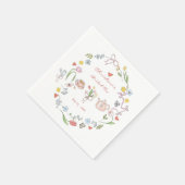 Met de Hand Getekende Thee Bruidsdiner met Fantasi Servet (Hoek)