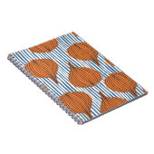 Met de hand getekende ui-bol groente achtergrond. notitieboek (Rechterzijde)