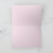 Met de Hand Getekende Valentijn Bruidssalon Bedankkaart (Binnen)