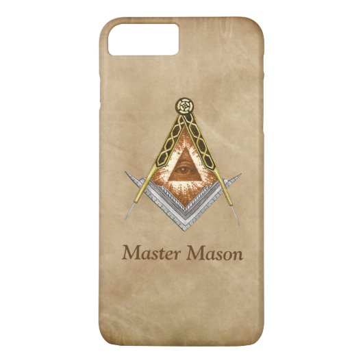 Met de hand getekende vierkant en kompas met alle  Case-Mate iPhone case (Achterkant)