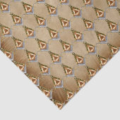 Met de hand getekende vierkant en kompas met alle tissuepapier (Detail)