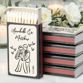 Met de Hand Getekende Vintage Whimsische Bruiloft
