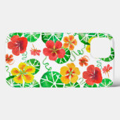 Met de hand getekende waterverf Oost-Indische kers Case-Mate iPhone Case (Achterkant (horizontaal))