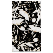 Met de hand getekende wilde bloemen Elegant modern Klein Cadeauzakje (Achterkant)