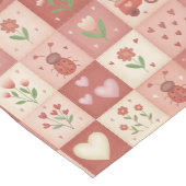 Met de Hand Getekende Zoete Patchwork - Tafel Runn Medium Tafelloper (Hoek)
