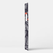 Met de hand getrokken abstract kerstblad, roodheil Case-Mate iPhone case (Achterkant / Rechts)