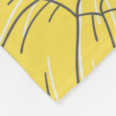 Met de hand getrokken achtergrond verse bananen. D Fleece Deken (Hoek)