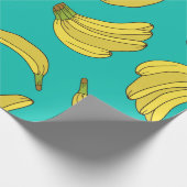 Met de hand getrokken bananen naadloos. Sketch ill Cadeaupapier (Hoek)