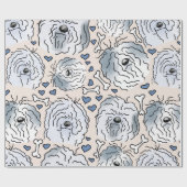 Met de hand getrokken Cartoon Cadeaupapier (Vlak)