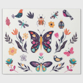 Met de hand getrokken collectie van elementen van  cadeaupapier (Vlak)