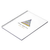 met de hand getrokken driehoek notitieboek (Linkerzijde)