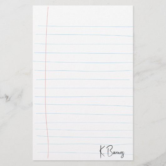 Met de hand getrokken gelinkt papier (Voorkant)