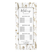 Met de hand getrokken goud schattig gedroogde same reclamekaart (Voorkant)