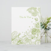 Met de hand getrokken groente- en fruitgewassen Re (Staand voorkant)