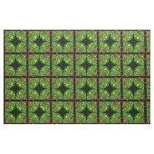Met de hand getrokken Keltische Groene Tile Patter Stof (Yard (91,4 cm))