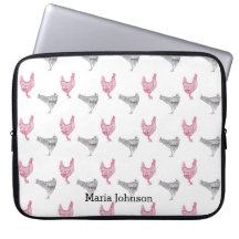 Met de hand getrokken kippen | naam aanpassen.