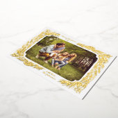 Met de hand getrokken Lijst Folie Feestdagenkaart (Gedraaid)