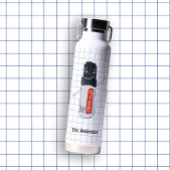 met de hand getrokken markering voor schoolbenodig waterfles