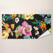 met de hand getrokken naadloos kleurig patroon wi badhanddoek (Badhanddoek)