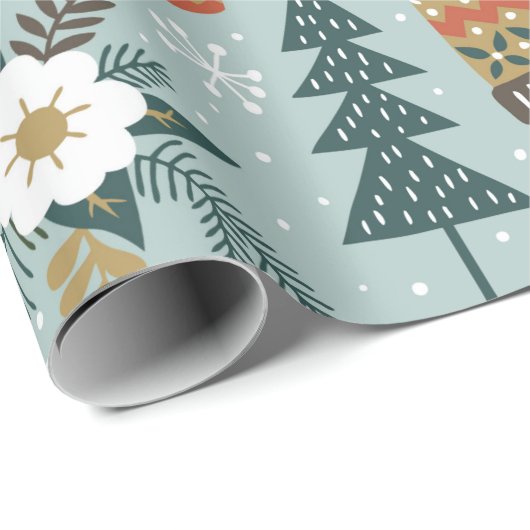 Met de hand getrokken naadloos  patroon met schatt cadeaupapier (Rol Hoek)