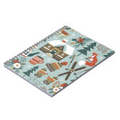 Met de hand getrokken naadloos  patroon met schatt notitieboek (Linkerzijde)