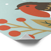 Met de hand getrokken naadloos  patroon met schatt poster (Hoek)