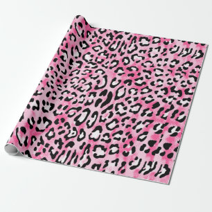 met de hand getrokken naadloos roze witte kleur l cadeaupapier