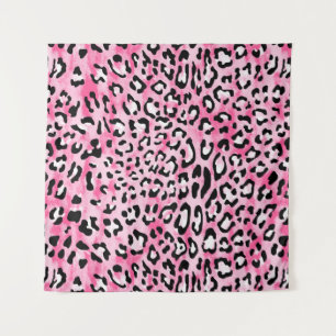met de hand getrokken naadloos roze witte kleur l wandkleed