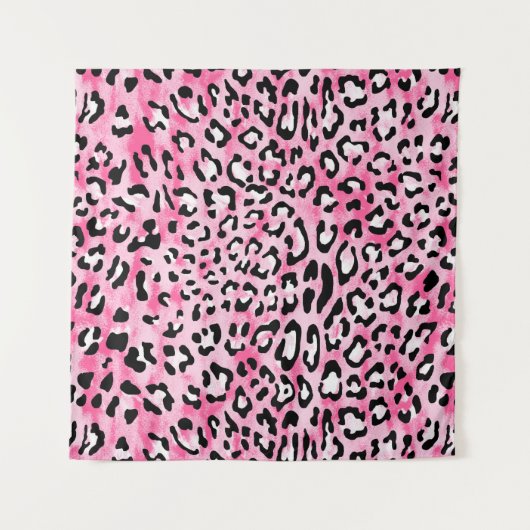 met de hand getrokken naadloos roze witte kleur l wandkleed (Voorkant)