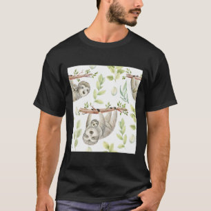 Met de hand getrokken reeks t-shirt
