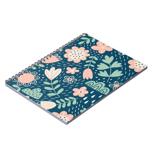 Met de hand getrokken, roestkleurige stof. Slijppa Notitieboek (Linkerzijde)