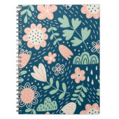 Met de hand getrokken, roestkleurige stof. Slijppa Notitieboek (Voorkant)