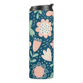 Met de hand getrokken, roestkleurige stof. Slijppa Thermosbeker (Gedraaid links)