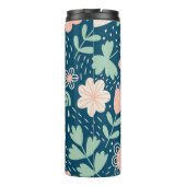 Met de hand getrokken, roestkleurige stof. Slijppa Thermosbeker (Achterkant)