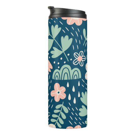 Met de hand getrokken, roestkleurige stof. Slijppa Thermosbeker (Geroteerd rechts)