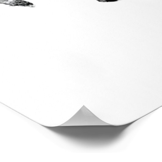 met de hand getrokken schets van kikker in Ukiyo-E Poster (Hoek)