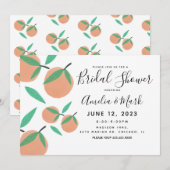 Met de hand getrokken Sinaasappels Botanisch Vrijg Kaart (Voorkant / Achterkant)