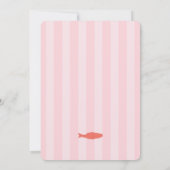 Met de hand getrokken twee minder vissen in het Ze Kaart (Achterkant)