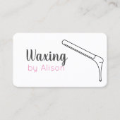 Met de hand getrokken visitekaartje (Voorkant)