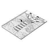 Met de hand getrokken vuurtoren notitieboek (Linkerzijde)