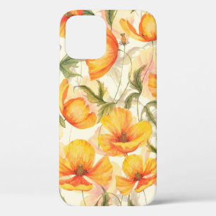 Met de hand getrokken waterverf floraal naadloos p Case-Mate iPhone case