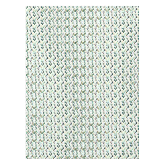 Met de hand geverfde kerstbomen met Waterverf Tafelkleed (Voorkant)